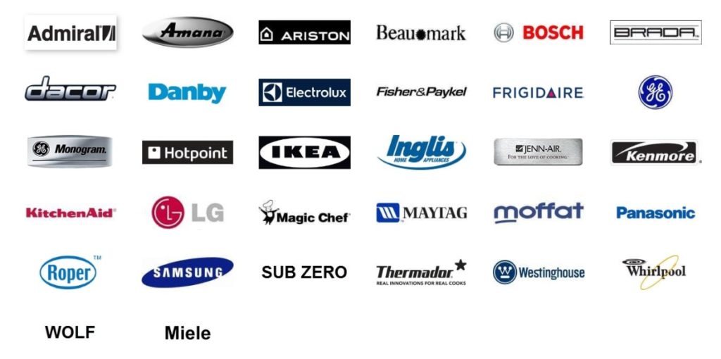Appliance Brands We Repair in Manvel
